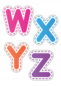 alfabeto-colorido-pespontado-W-X-Y-Z