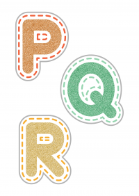 alfabeto-glitter-colorido-pespontado-P-Q-R