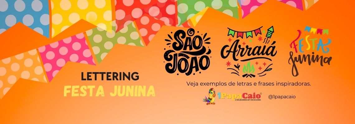 Lettering Festa Junina