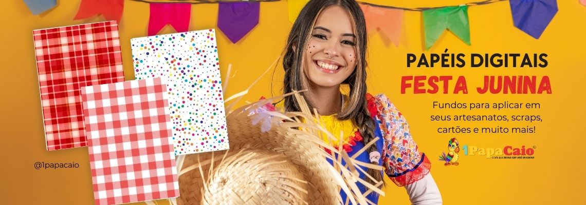 Papéis Digitais Festa Junina